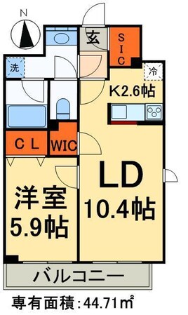 パーク フィル ヴェールの物件間取画像